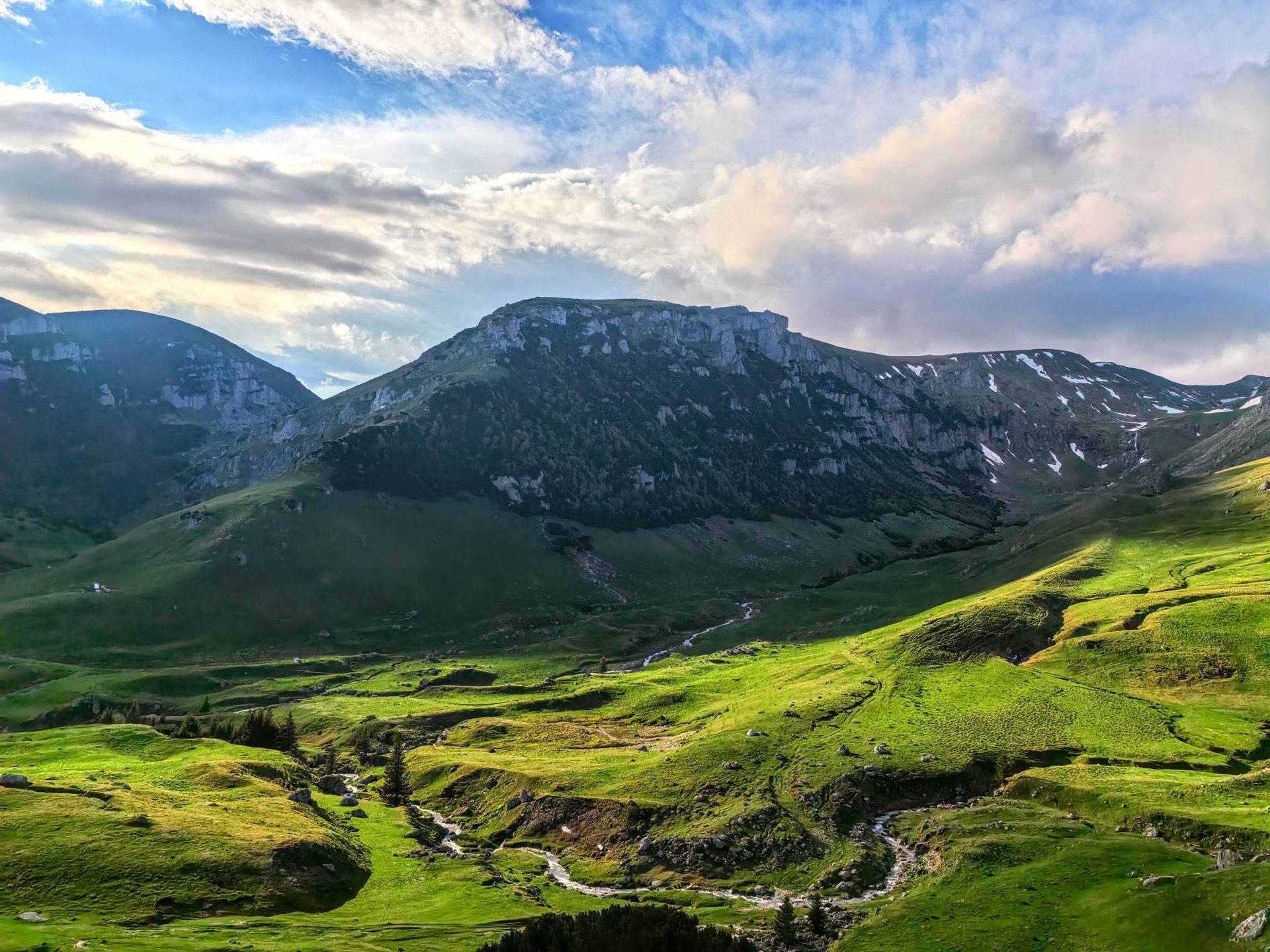 Evening light on the valley